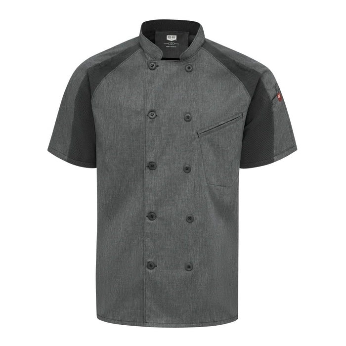Red Kap® Men's Airflow Raglan Chef Coat with OilBlok - 052M