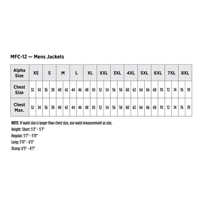 Red Kap® Men's Buttonless Butcher Frock with Exterior Pockets - White - 4016WH