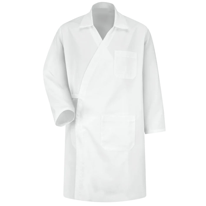 Red Kap® Men's Classic Butcher Wrap with Reversible Tie Closure - White - WT50WH