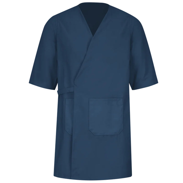 Red Kap® Men's Collarless Butcher Wrap with Three-Quarter Sleeves - WP10