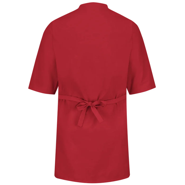 Red Kap® Men's Collarless Butcher Wrap with Three-Quarter Sleeves - WP10