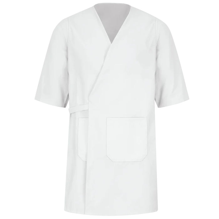 Red Kap® Men's Collarless Butcher Wrap with Three-Quarter Sleeves - WP10
