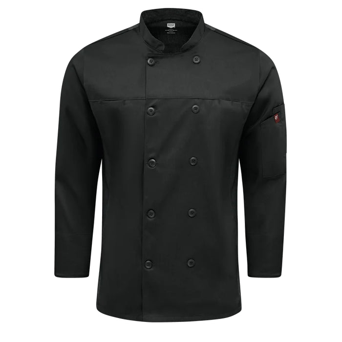 Red Kap® Men's Deluxe Airflow Chef Coat - 054M