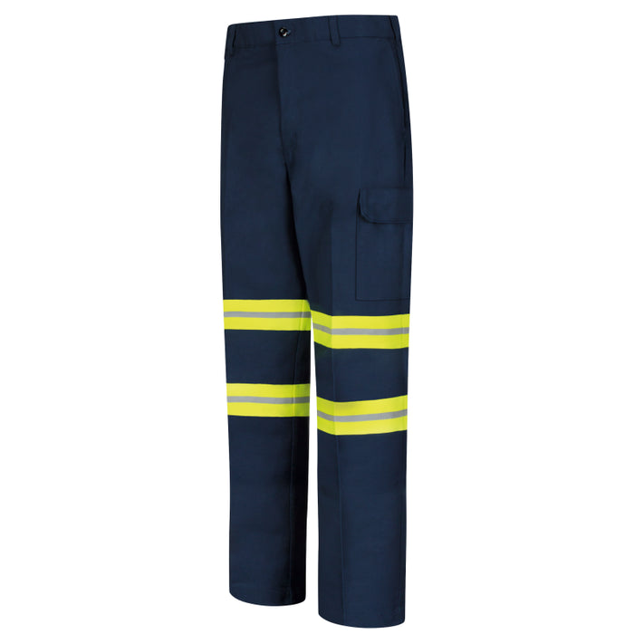 Red Kap®  Men's Enhanced Visibility Industrial Cargo Pant - Navy - PT88EN