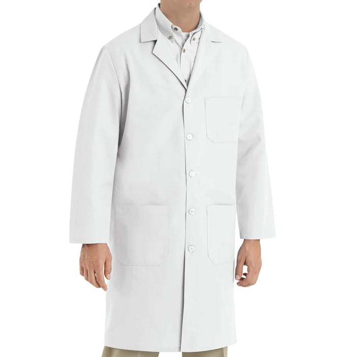 Red Kap® Men's Lined Collar Lab Coat with Five Closure Buttons - KP14