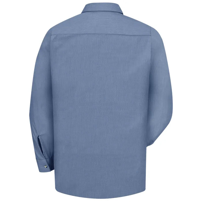 Red Kap® Men's Long Sleeve Button Down Work Shirt - SP14-MICRO-CHECK