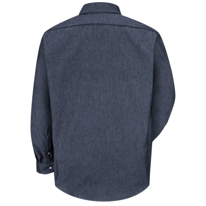 Red Kap® Men's Long Sleeve Deluxe Denim Shirt - 100% Cotton - SD78