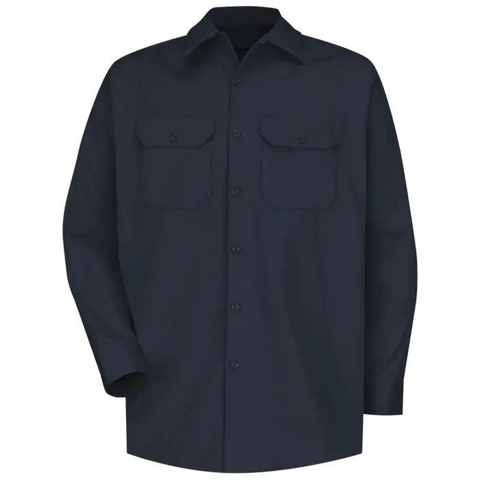 Red Kap® Men's Long Sleeve Deluxe Heavyweight Cotton Work - Shirt - SC70