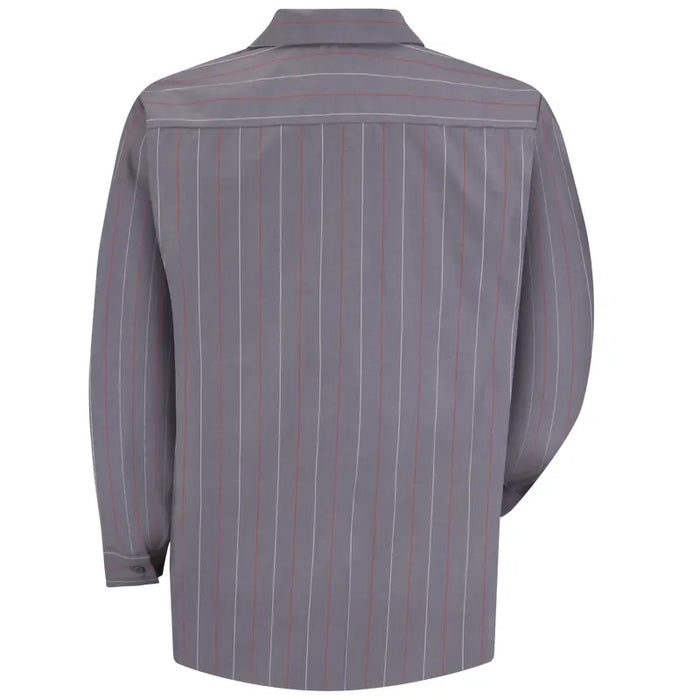 Red Kap® Men's Long Sleeve Industrial Work Shirt - SP14-STRIPE