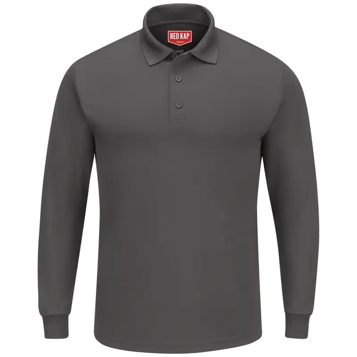 Red Kap® Men's Long Sleeve Performance Knit® Polo - Lightweight - SK6L