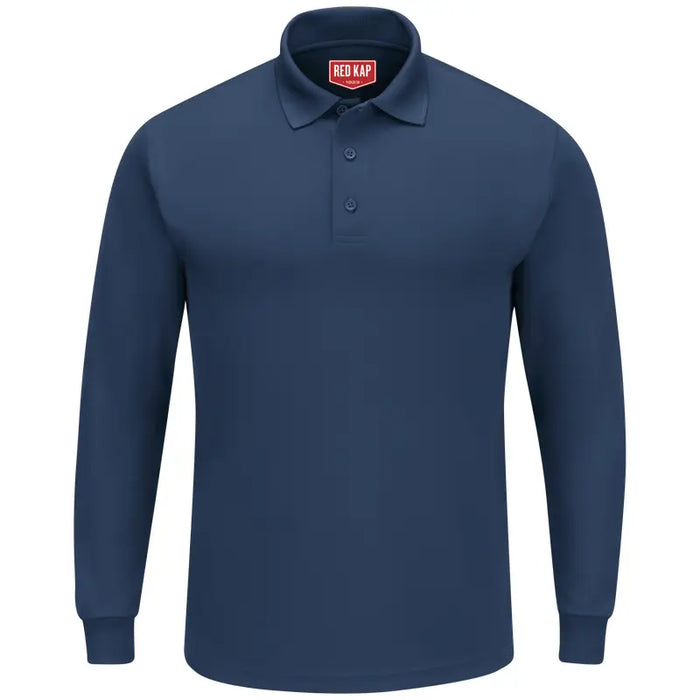 Red Kap® Men's Long Sleeve Performance Knit® Polo - Lightweight - SK6L