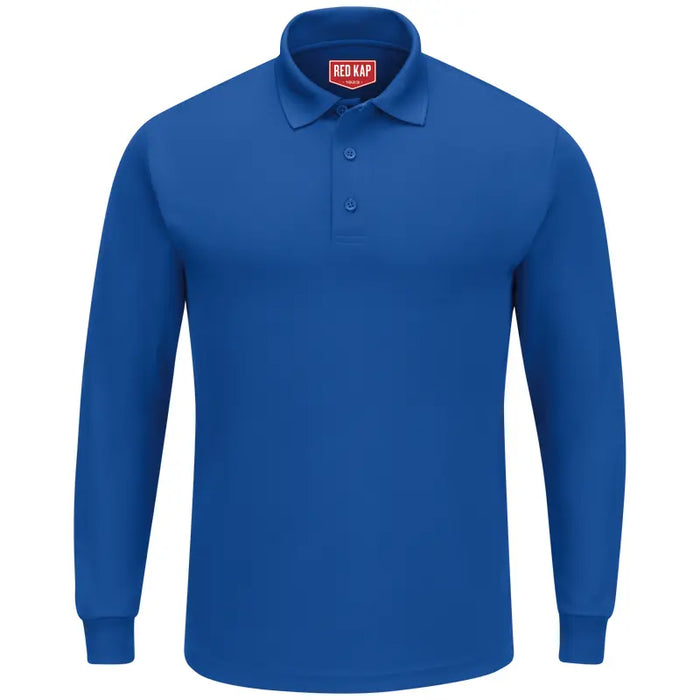 Red Kap® Men's Long Sleeve Performance Knit® Polo - Lightweight - SK6L