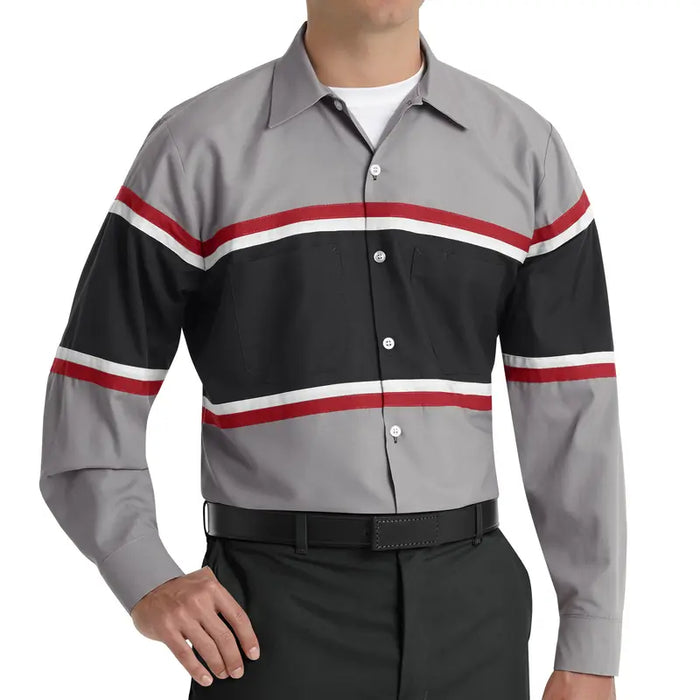 Red Kap® Men's Long Sleeve Technician Shirt - SP14-GM