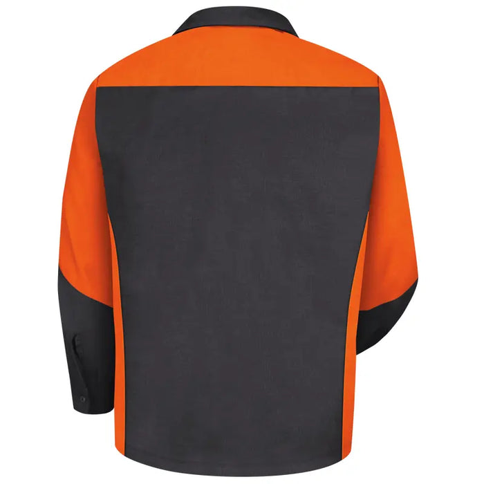 Red Kap® Men's Long Sleeve Two-Tone Crew Shirt - SY10