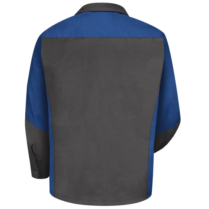 Red Kap® Men's Long Sleeve Two-Tone Crew Shirt - SY10