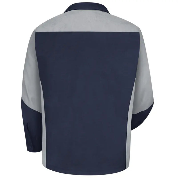 Red Kap® Men's Long Sleeve Two-Tone Crew Shirt - SY10