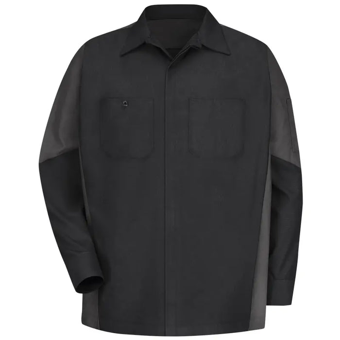 Red Kap® Men's Long Sleeve Two-Tone Crew Shirt - SY10