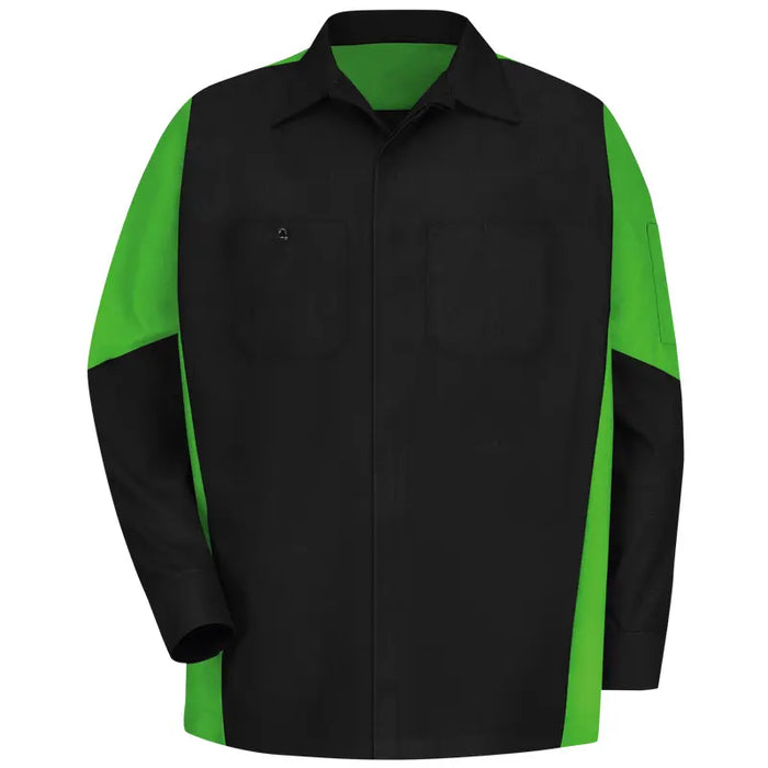 Red Kap® Men's Long Sleeve Two-Tone Crew Shirt - SY10