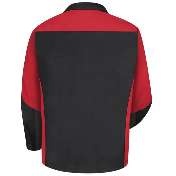 Red Kap® Men's Long Sleeve Two-Tone Crew Shirt - SY10
