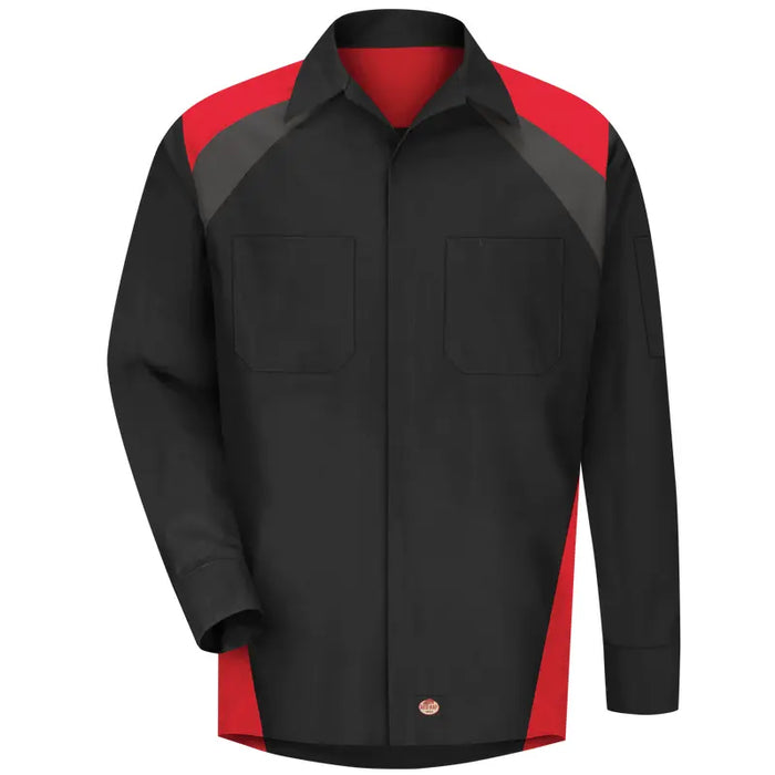 Red Kap® Men's Long Sleeve Workwear Shirt - SY18-TRI-COLOR