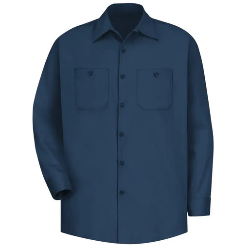 Red Kap® Men's Long Sleeve Wrinkle-Resistant Cotton Work Shirt - SC30-6.4