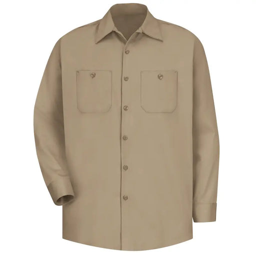 Red Kap® Men's Long Sleeve Wrinkle-Resistant Cotton Work Shirt - SC30-6.4