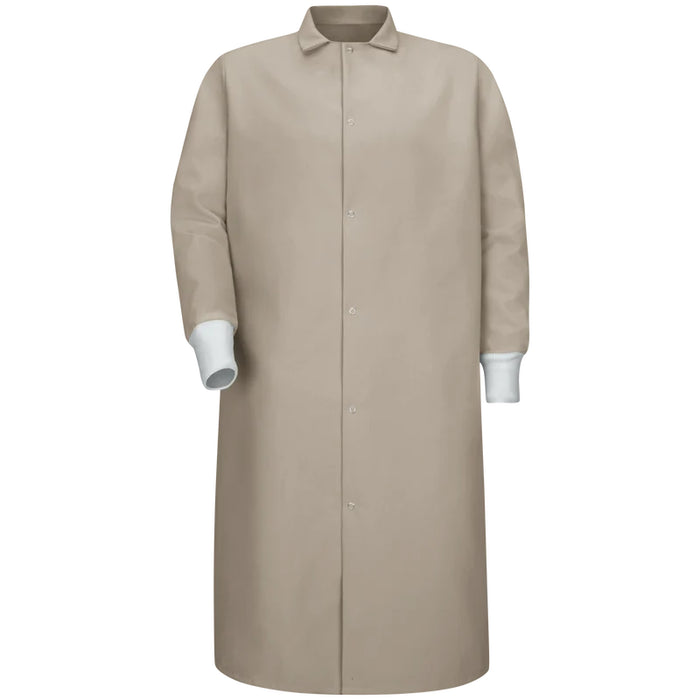 Red Kap® Men's Pocketless Butcher Coat with Knit Cuffs - KS60