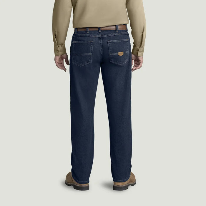 Red Kap® Men's Relaxed Fit Tapered Leg Jean - Prewashed Indigo - PD60PW