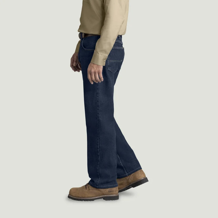 Red Kap® Men's Relaxed Fit Tapered Leg Jean - Prewashed Indigo - PD60PW