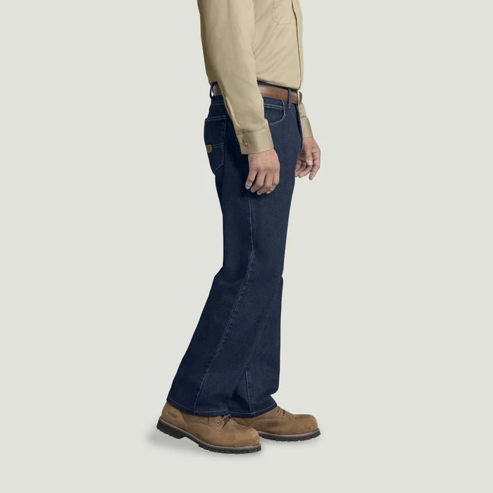 Red Kap® Men's Relaxed Fit Tapered Leg Jean - Prewashed Indigo - PD60PW