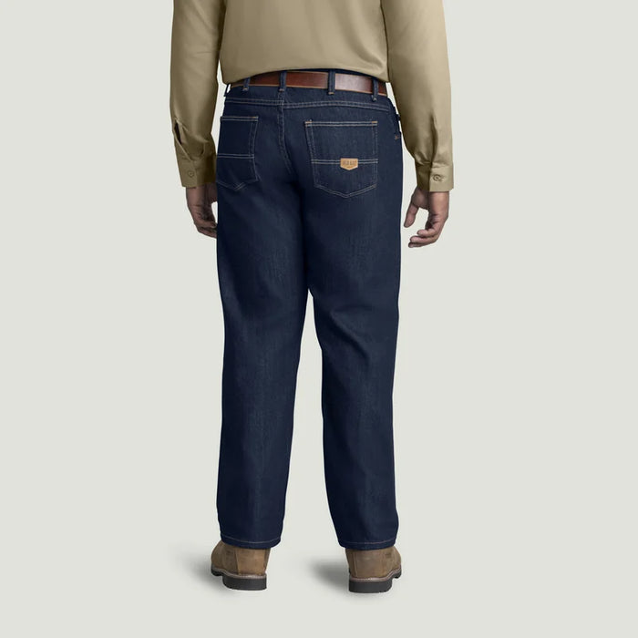 Red Kap® Men's Relaxed Fit Tapered Leg Jean - Prewashed Indigo - PD60PW