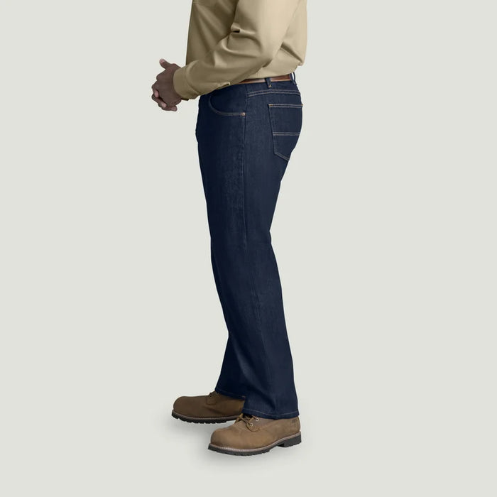 Red Kap® Men's Relaxed Fit Tapered Leg Jean - Prewashed Indigo - PD60PW