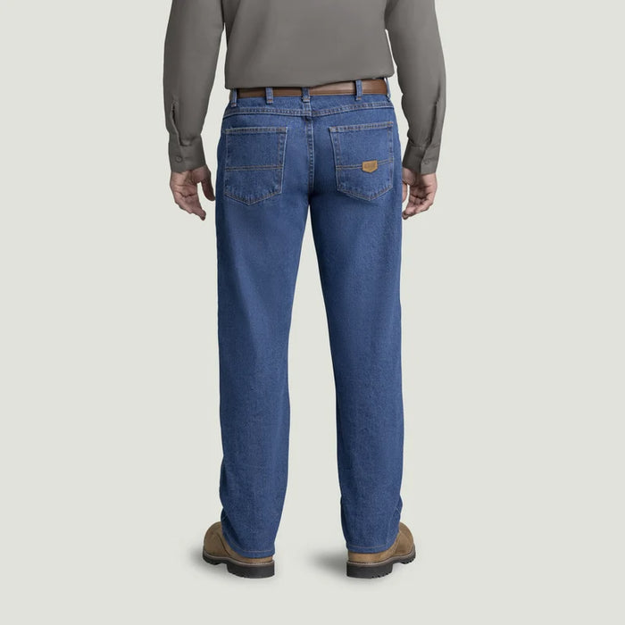 Red Kap® Men's Relaxed Fit Tapered Leg Jean - Stonewash - PD60SW