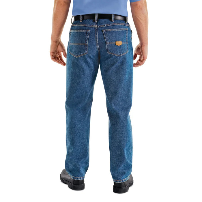 Red Kap® Men's Relaxed Fit Tapered Leg Jean - Stonewash - PD60SW