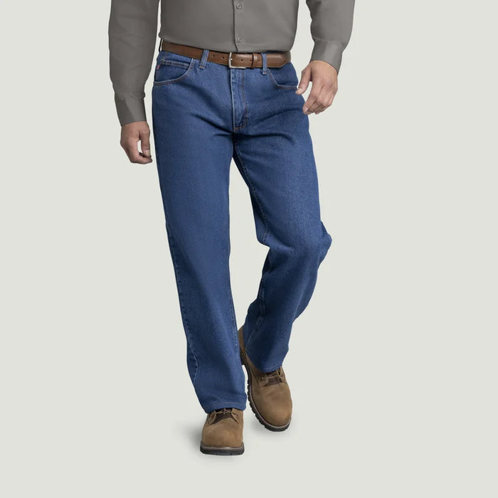 Red Kap® Men's Relaxed Fit Tapered Leg Jean - Stonewash - PD60SW