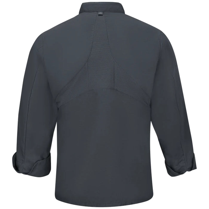 Red Kap® Men's Ripstop Fabric Chef Coat with OilBlok + MIMIX® - 042X