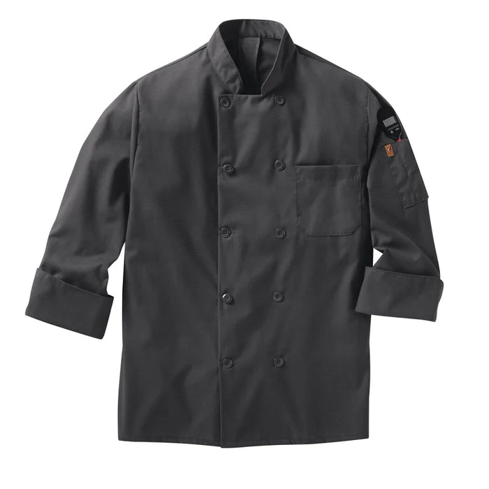 Red Kap® Men's Ripstop Fabric Chef Coat with OilBlok + MIMIX® - 042X