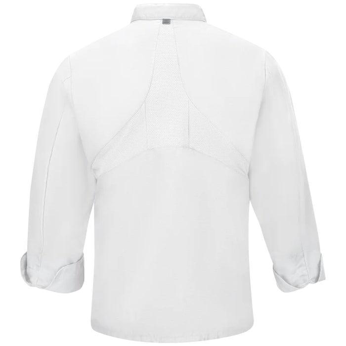 Red Kap® Men's Ripstop Fabric Chef Coat with OilBlok + MIMIX® - 042X