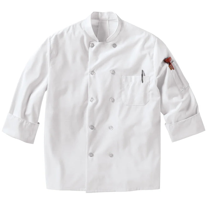 Red Kap® Men's Ripstop Fabric Chef Coat with OilBlok + MIMIX® - 042X
