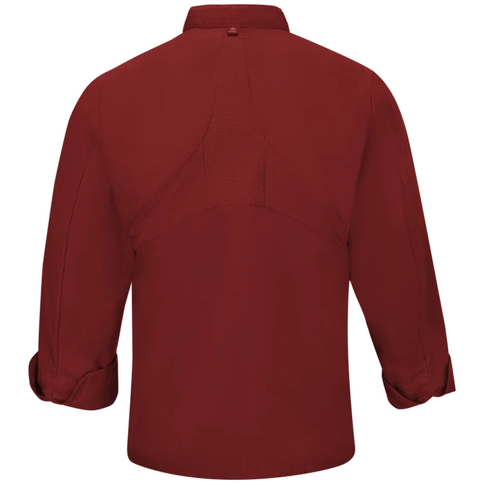 Red Kap® Men's Ripstop Fabric Chef Coat with OilBlok + MIMIX® - 042X