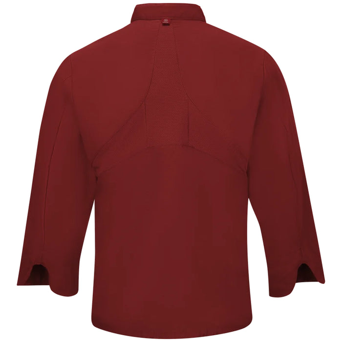 Red Kap® Men's Ripstop Fabric Chef Coat with OilBlok + MIMIX® - 042X