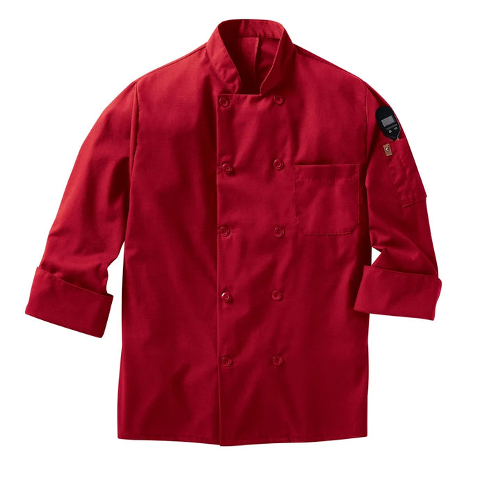 Red Kap® Men's Ripstop Fabric Chef Coat with OilBlok + MIMIX® - 042X