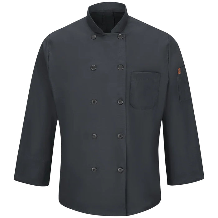 Red Kap® Men's Ripstop Fabric Chef Coat with OilBlok + MIMIX® - 042X
