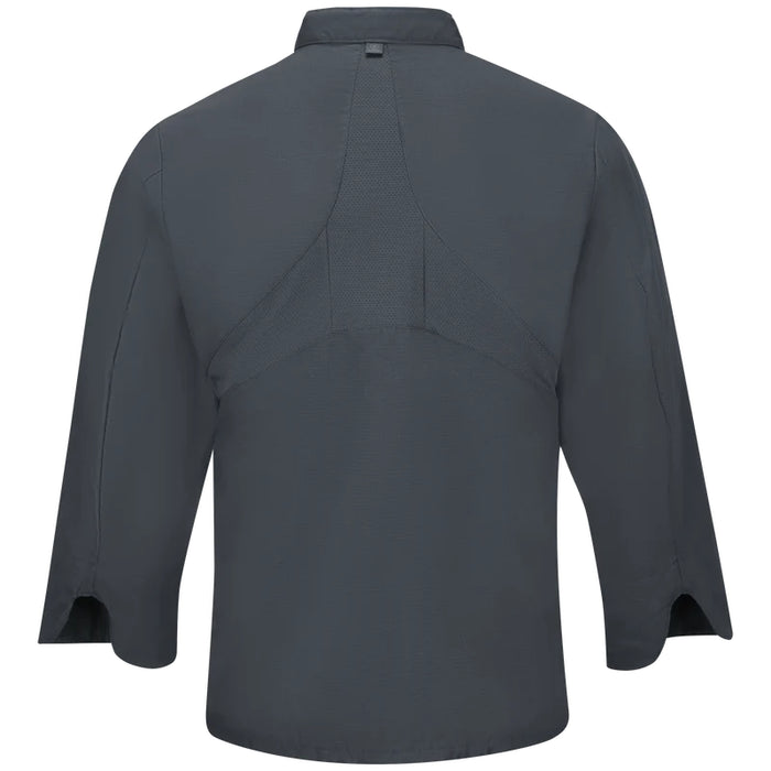 Red Kap® Men's Ripstop Fabric Chef Coat with OilBlok + MIMIX® - 042X