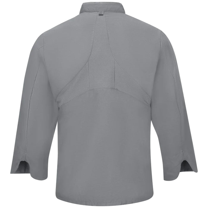 Red Kap® Men's Ripstop Fabric Chef Coat with OilBlok + MIMIX® - 042X
