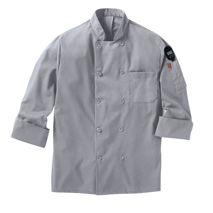 Red Kap® Men's Ripstop Fabric Chef Coat with OilBlok + MIMIX® - 042X