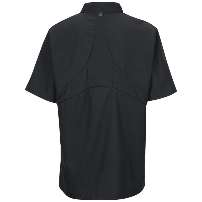 Red Kap® Men's Short Sleeve Chef Coat with OilBlok +MIMIX® - 046X