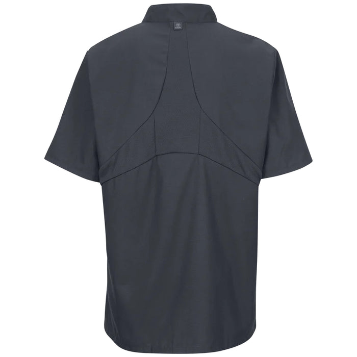 Red Kap® Men's Short Sleeve Chef Coat with OilBlok +MIMIX® - 046X