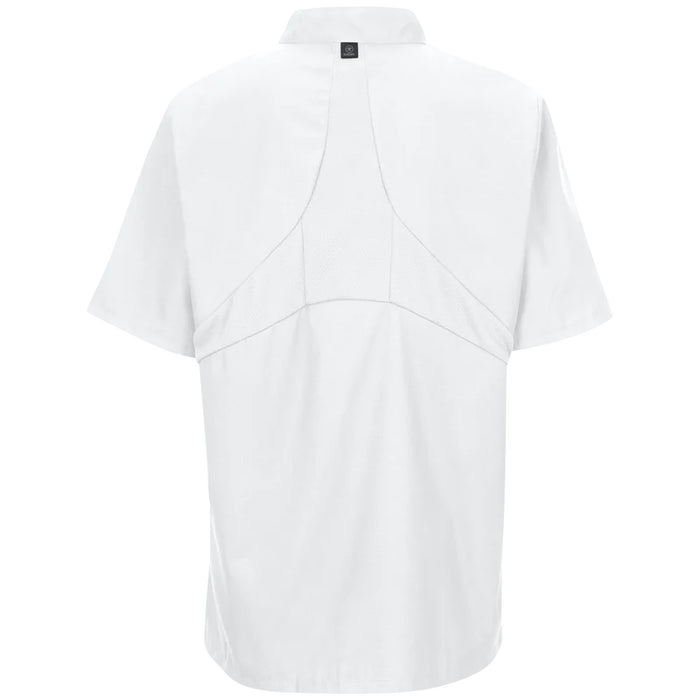 Red Kap® Men's Short Sleeve Chef Coat with OilBlok +MIMIX® - 046X