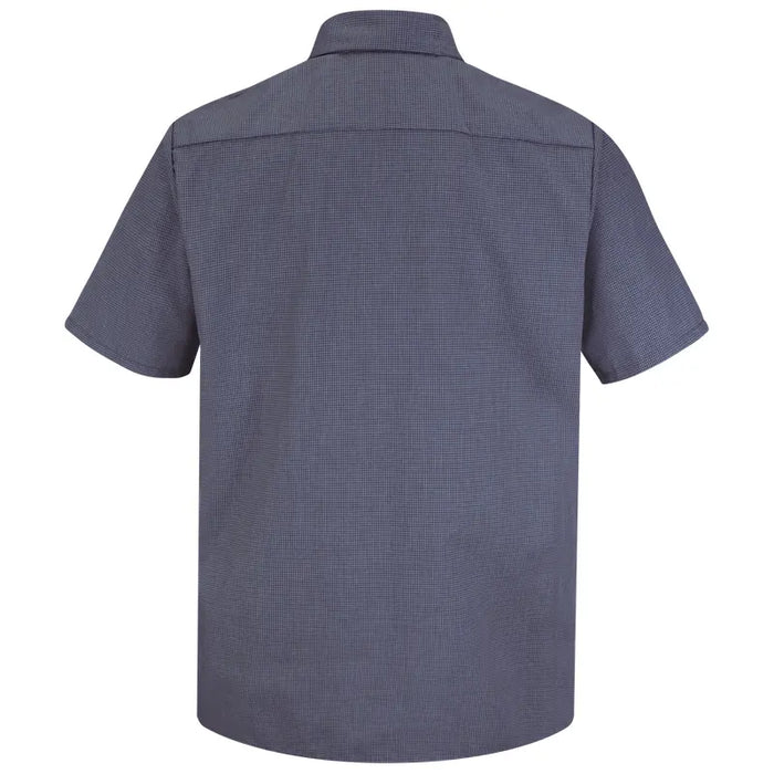 Red Kap® Men's Short Sleeve Micro check Uniform Shirt - SP20